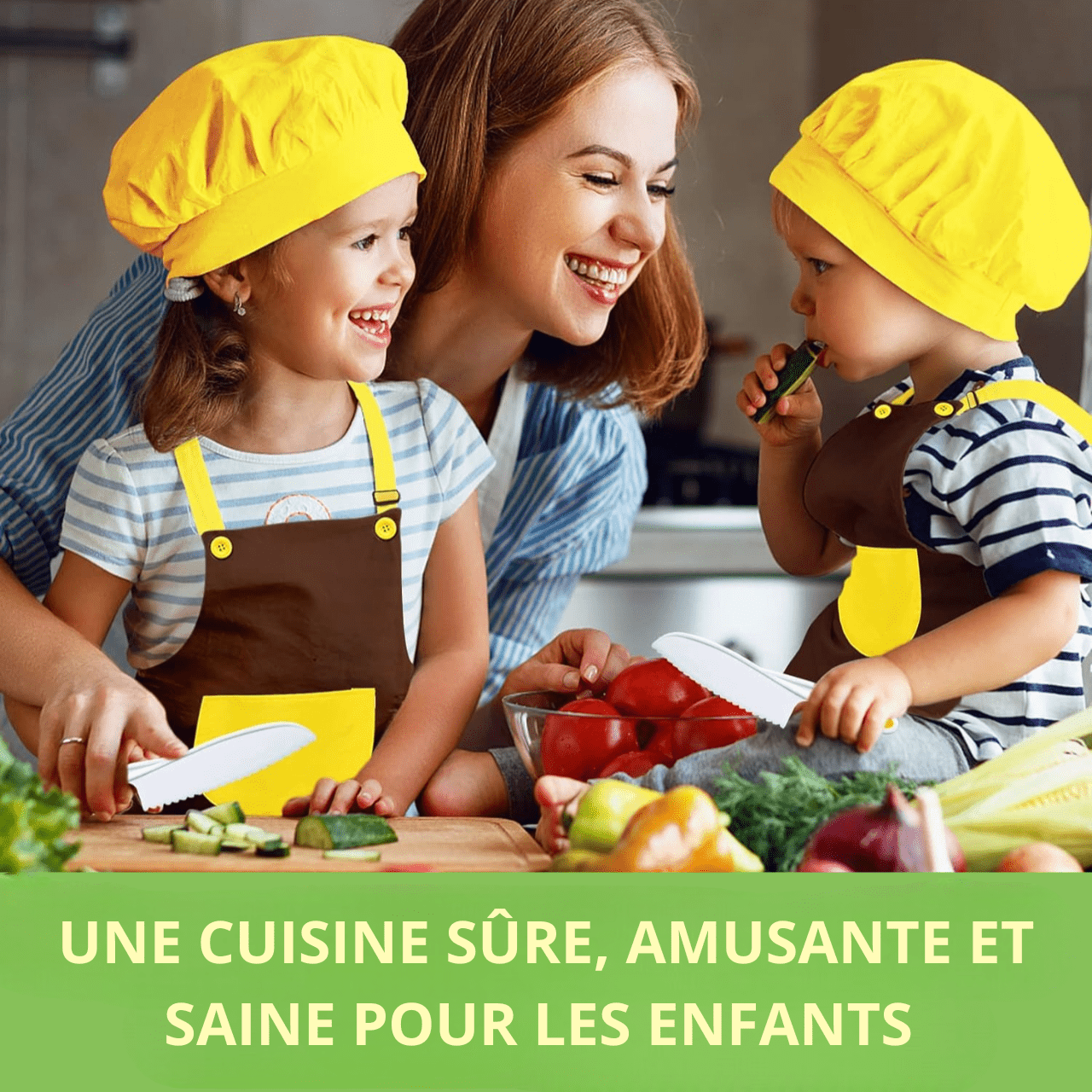 MikiChef™ - Ustensiles de cuisine sécurisés pour enfants