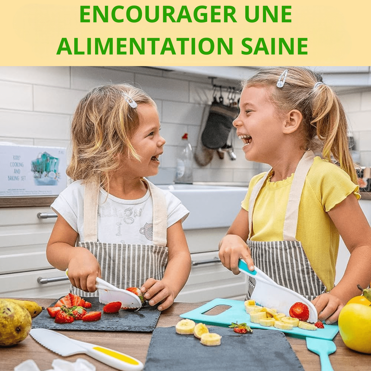 MikiChef™ - Ustensiles de cuisine sécurisés pour enfants