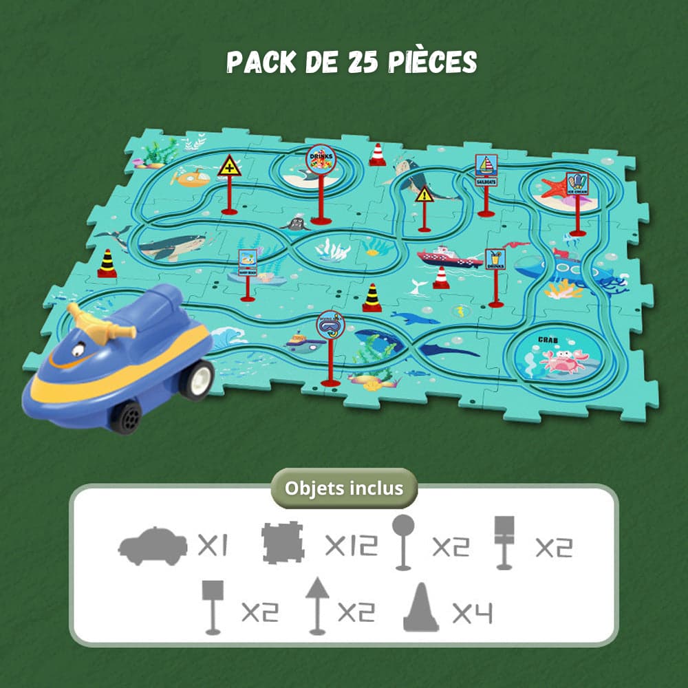 Miki RacePuzzle™ - L'aventure ultime de la course