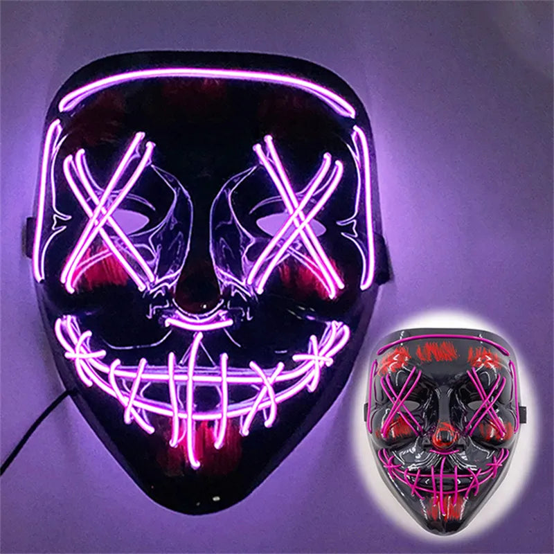 Masque LED - La Purge Halloween 🎃👻👻