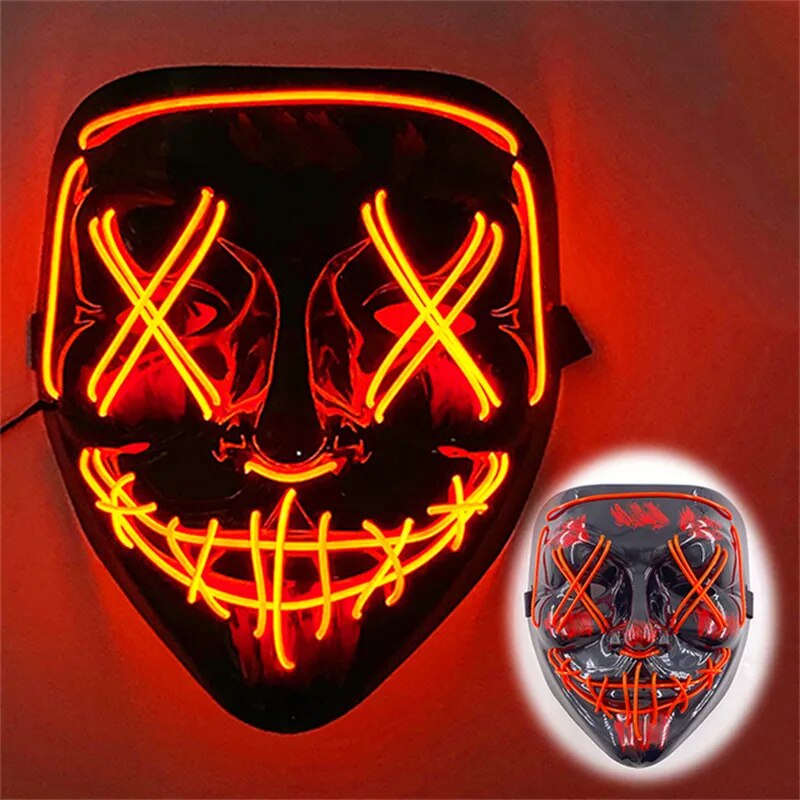 Masque LED - La Purge Halloween 🎃👻👻