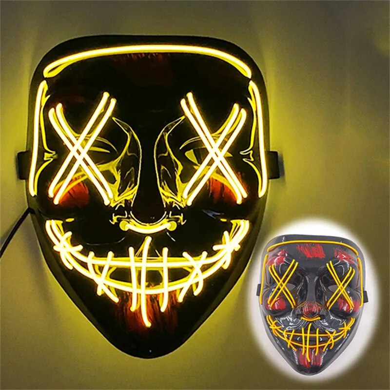 Masque LED - La Purge Halloween 🎃👻👻